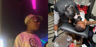 Wizkid amasses new tattoos on his neck (PHOTOS) wizkid