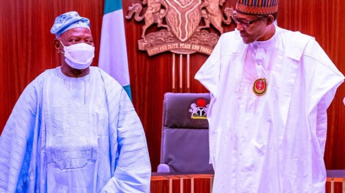 Buhari celebrates Bisi Akande at 85 Buhari celebrates Bisi Akande at 85