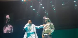Davido loses his cool during performance of ‘Twe Twe’ alongside Kizz Daniel at O2 Arena (VIDEO)