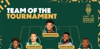 Osimhen misses out as Ekong, Aina, Lookman make AFCON 2023 team of the tournament