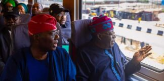 Tinubu inaugurates Lagos Red Line Rail project
