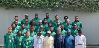 Tinubu reportedly gifts Super Eagles players following second place finish at 2023 AFCON tournament Tinubu