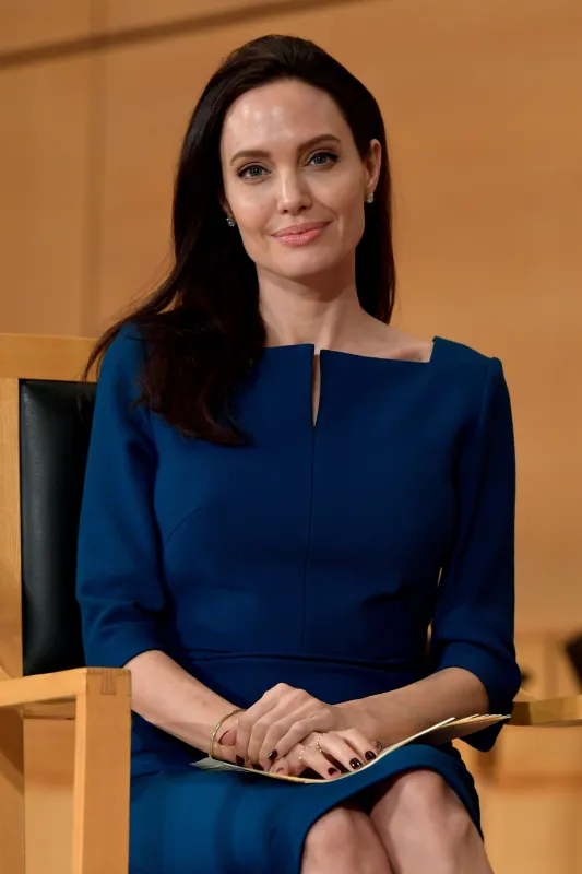 Angelina Jolie at a public service conference