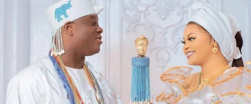 Ooni of Ife and Queen Olori Tobi celebrate arrival of twins to Royal throne