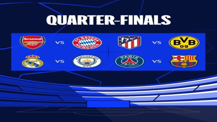 The stage is set for the Uefa Champions League quarter-finals