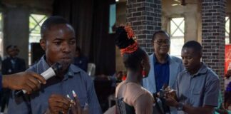 Delta state couple claims they spent N50k on church wedding ceremony due to harsh economy (See Photos) Delta state couple