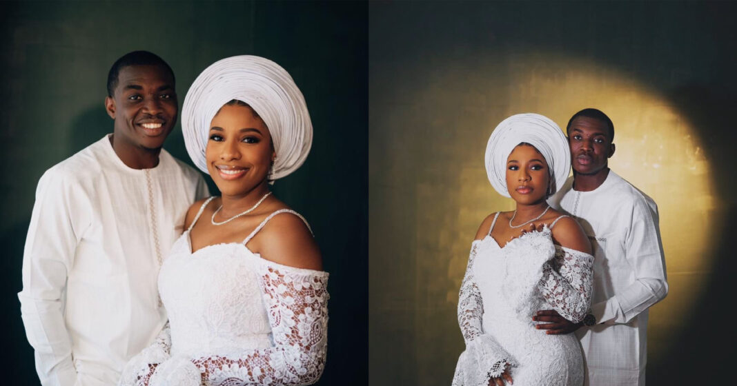 Theophilus Sunday and his partner, Ashlee