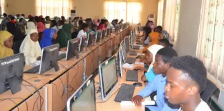 Rescheduled UTME: Over 70% of candidates score below 200 – JAMB UTME students during exam