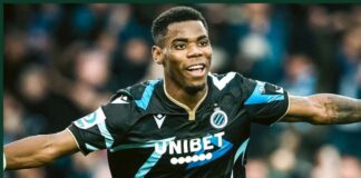 Onyedika scores brace for Club Brugge in Belgian playoff victory over Anderlecht