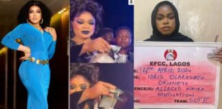 Bobrisky appeals against sentence, demands to pay N50k for each count Bobrisky