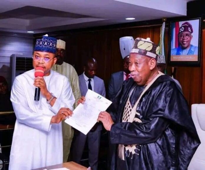 Ganduje applauds Ododo over conduct of Ondo APC governorship primary Ganduje applauds Ododo over conduct of Ondo APC governorship primary