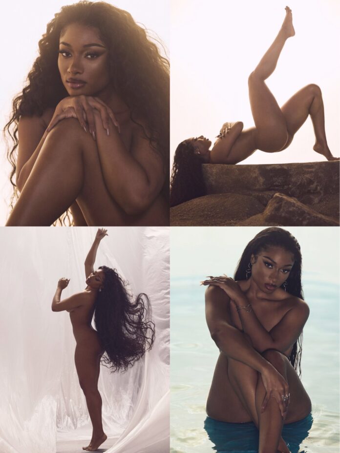 IMG_7806 American recording artiste, Megan Thee Stallion poses nude for Women's Health (Photo Credit: X/Twitter)
