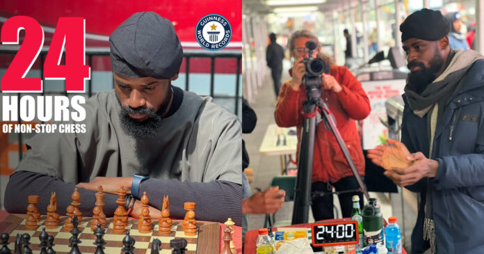 Guinness World Record: 24 hours after, Tunde Onakoya remains unbeaten in chess marathon (PHOTOS) Guinness World Record: 24 hours after, Tunde Onakoya remains unbeaten in chess marathon (PHOTOS)