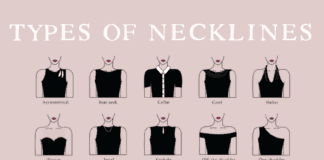 Necklines as an integral part of a feminine choice of outfit