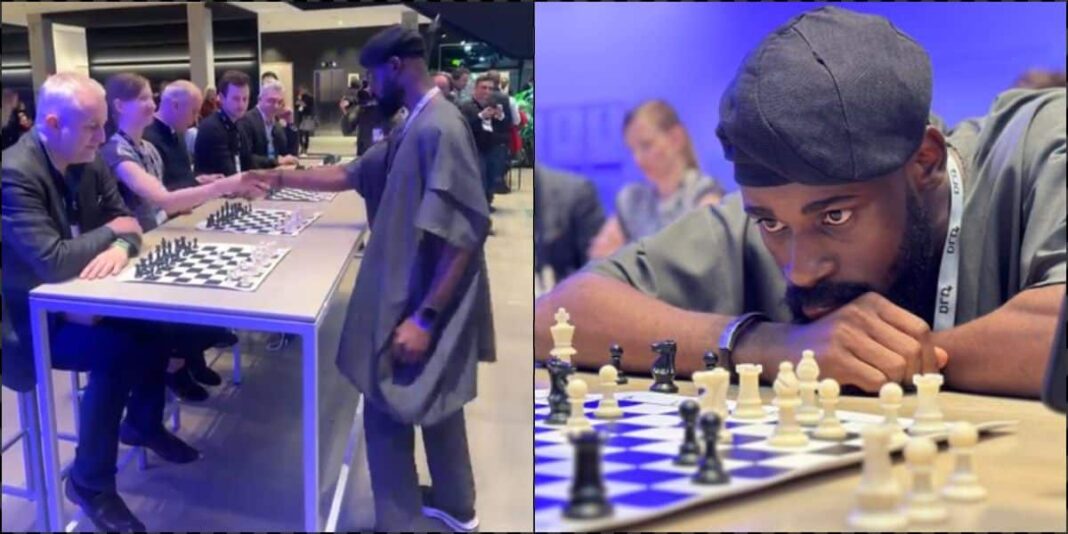 Tunde Onakoya, marathon chess player