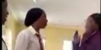Lead British School condemns bullying incident, begins investigation The victim being slapped by her classmate. Credit | X-@mooyeeeeeee
