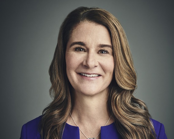 Melinda French Gates.
 Photo Credit:- Mlymbai/ Wikimedia Commons