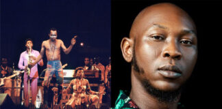 “Fela had over 100 concubines”- Son of legendary artiste, Seun Kuti reveals Fela Anikulpo-Kuti and Seun Kuti (Photo Credit: NRTC Library)