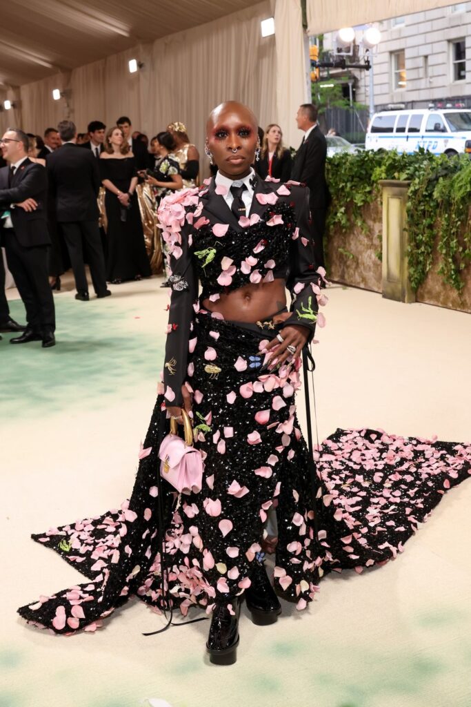 Cynthia Erivo on the Met Gala red carpet.