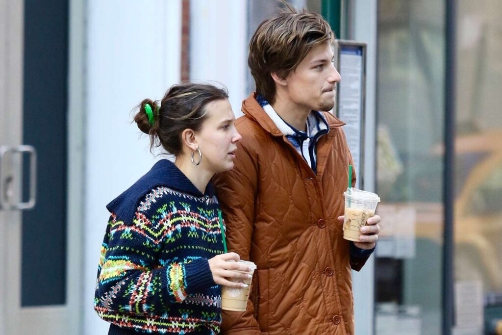 Millie Bobby Brown and Jake Bongiovi on a casual date 
Photo Credit:- People