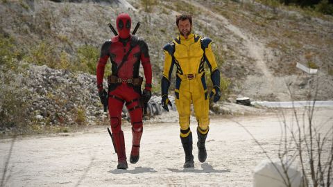 Ryan Reynolds and Hugh Jackman in Deadpool 3.
 CREDIT:- Deadpool movie/CNN