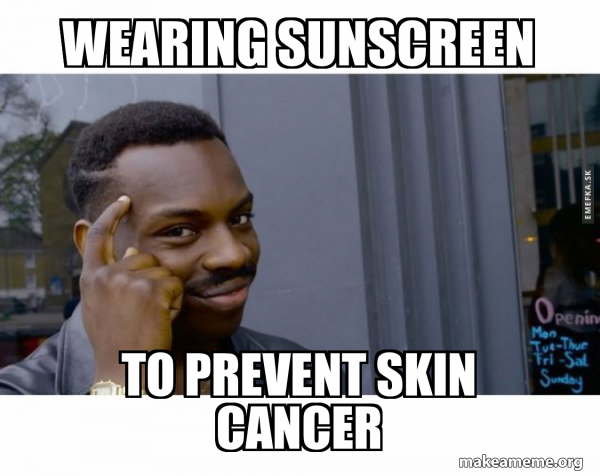 Sunscreen meme