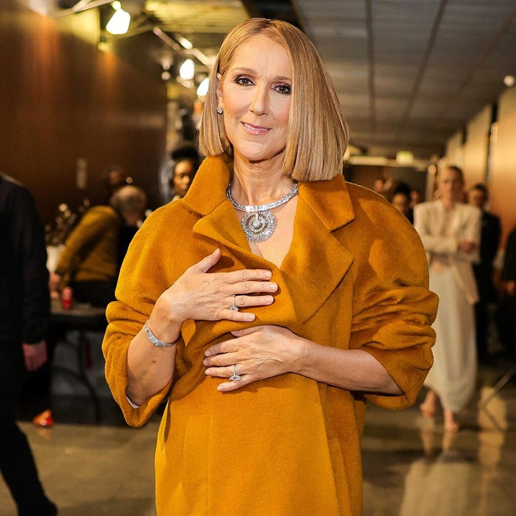 Celene Dion at the last Grammy Awards. 
Photo Credit: Célene Dion|Instagram