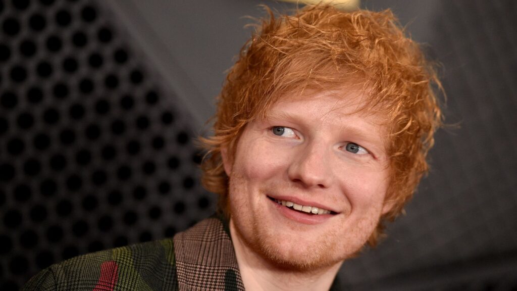 Ed Sheeran.
 Photo Credit:- Hello!