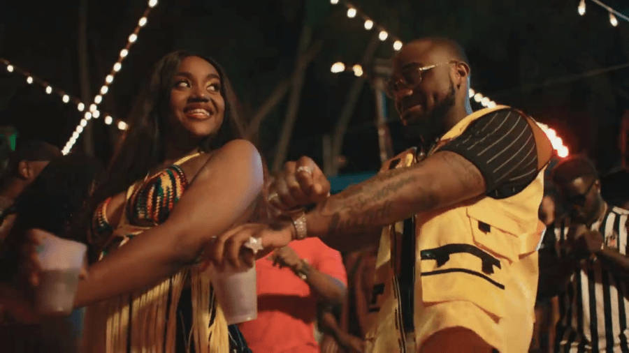 Davido and Chioma in Assurance musical video