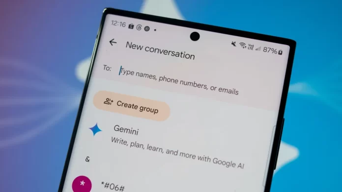 Here is how to use Gemini in Google messages