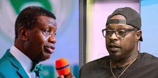 Eedris Abdulkareem lampoons RCCG minister, Pastor Adeboye for refusing to comment on govt woes (VIDEO) Adeboye and Abdulkareem (Photo Credit: Daily Post)