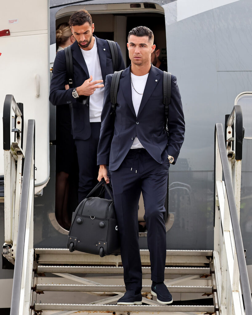 Portuguese superstar, Cristiano Ronaldo arrives with the national team (Photo Credit: UEFA/X)