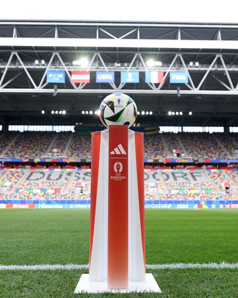 The Euro 2024 ball (Photo Credit: UEFA/X)