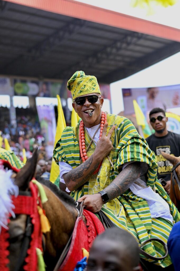 Farooq Oreagba stealing the show at the 2024 Ojude Oba festival