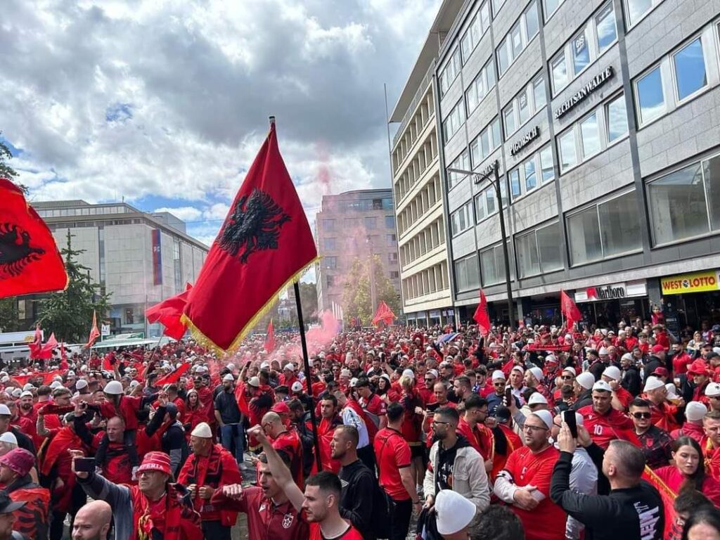 Albanian fans (Photo Credit: X)