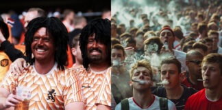 EURO 2024: The Good, bad and ugly faces of Europeans- from overzealous “black face” fans to the weed-smoking English audience, here are some photos we need to talk about "Black face" Dutch fans x weed-smoking English fans (Photo Credit: NRTC Library)