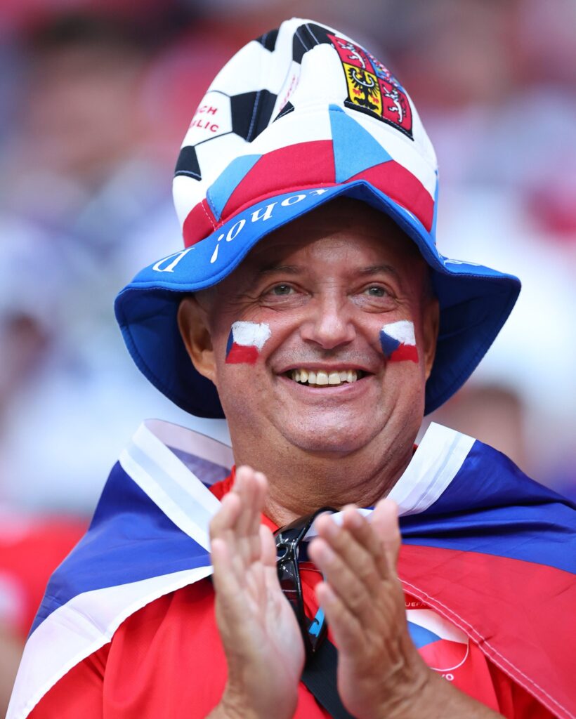 A fan of the Czech Republic (Photo Credit: UEFA EURO 2024)