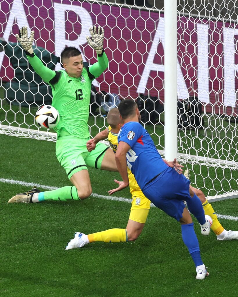 The match between Ukraine and Slovakia (Photo Credit: UEFA EURO)