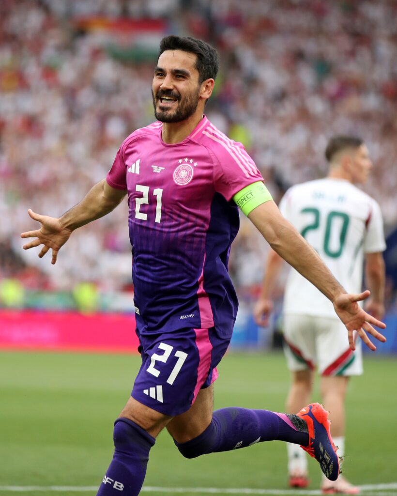 Ilkay Gundogan scores goal against Hungary (Photo Credit: UEFA EURO)