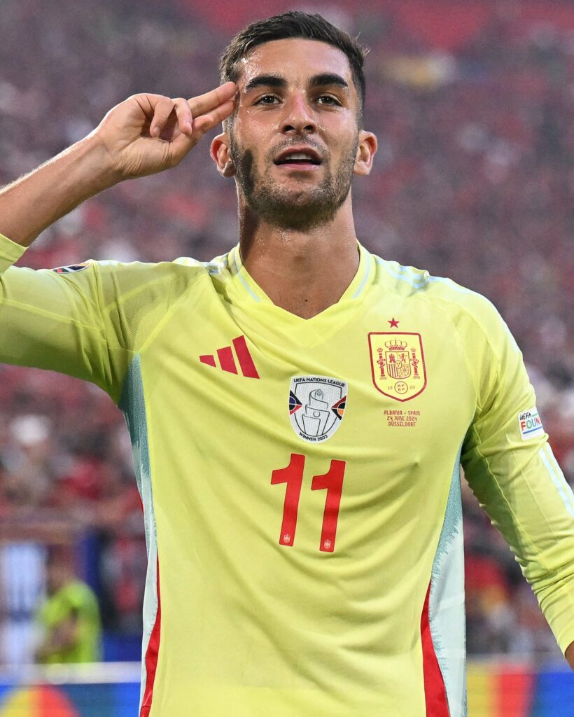 Ferran Torres of Spain (Photo Credit: UEFA EURO)