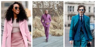 The monochromatic outfit trend in the fashion world these days