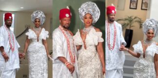 Sharon Ooja, Nollywood actress finally unveils identity of her partner (See Photos) Sharon Ooja x Husband(Photo Credit: Daily Post)