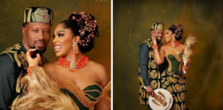 “I married my king”- Sharon Ooja lauds husband, Ugo Nwoke Ugo Nwoke and Sharon Ooja (Photo Credit: Linda Ikeji's Blog)