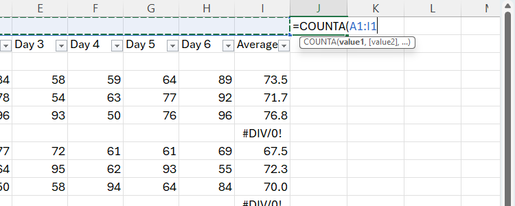 An Excel sheet with a row selected and the Alignment icon highlighted.