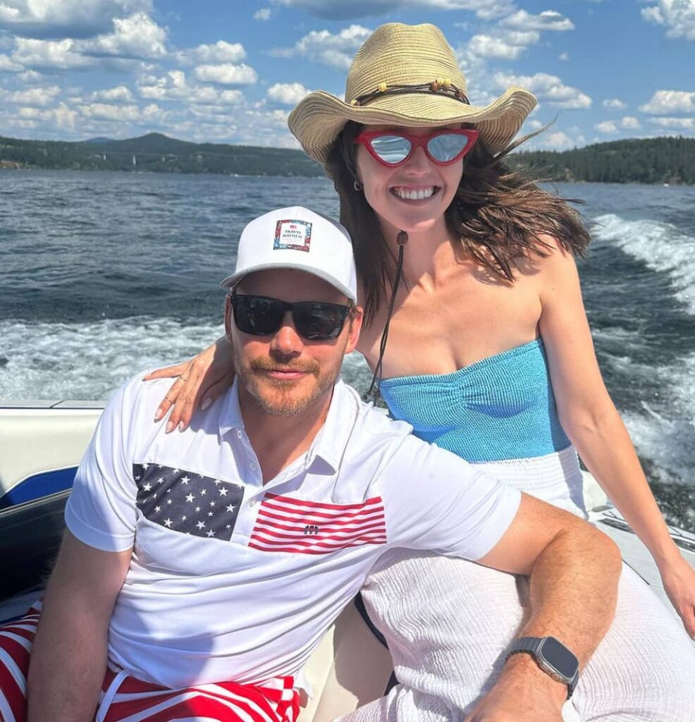 Chris Pratt and Katherine Schwarzenegger on July 4, 2023. 
Photo Credit:- Katherine Schwarzenegger|Instagram