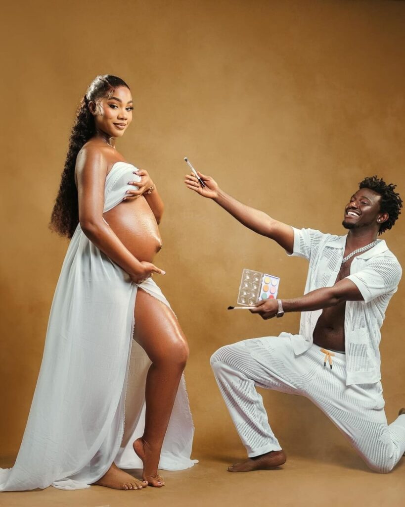 Entertainment news buzz:Nasty Blaq and his girlfriend in cute maternity pictures 