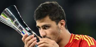 Spain’s Rodri claims Euro 2024 Player of the Tournament