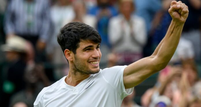 Wimbledon champion Alcaraz celebrates Spain’s Euro 2024 victory Wimbledon champion Alcaraz celebrates Spain’s Euro 2024 victory