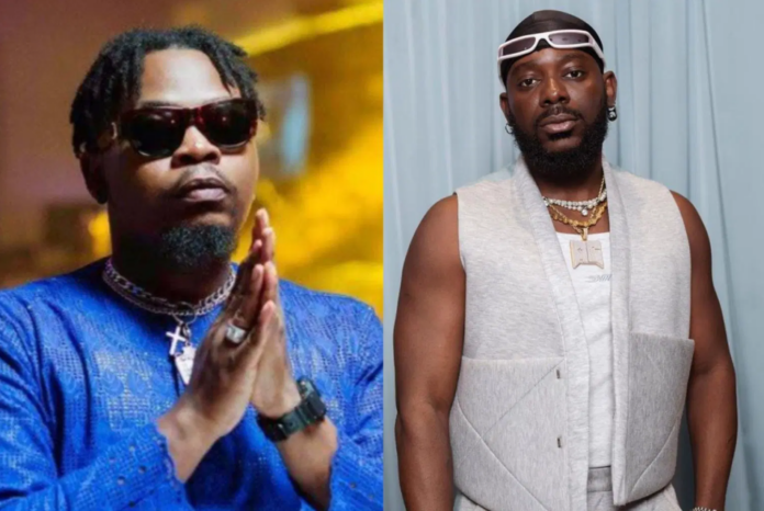 Adekunle Gold acknowledges instrumental Olamide in his music career Olamide x Adekunle Gold (Photo Credit: Daily Post)