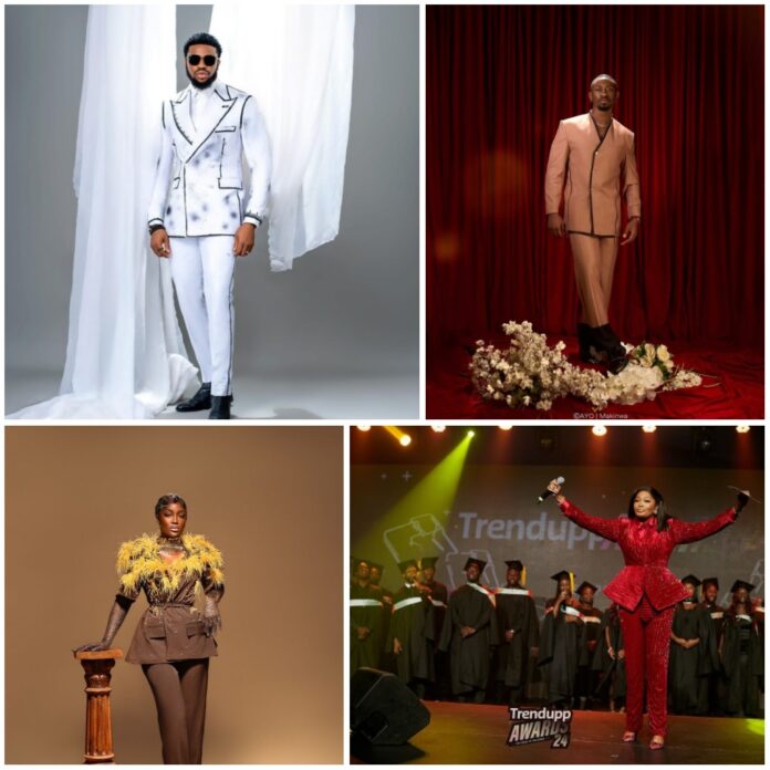 My top 4 stylish suits worn by Nigerian celebrities this July My top 4 stylish suits worn by Nigerian celebrities this July